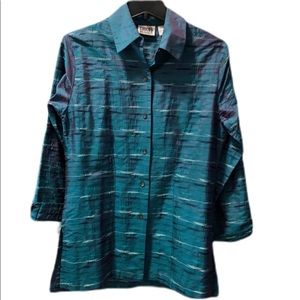 EUC - Chico’s Silk Shirt